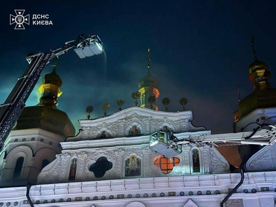 Успенський собор Києво-Печерської лаври пошкоджено під час російської атаки: деталі