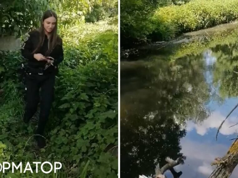 Поліція Київщини розслідує забруднення річки Бучанки каналізаційними стоками