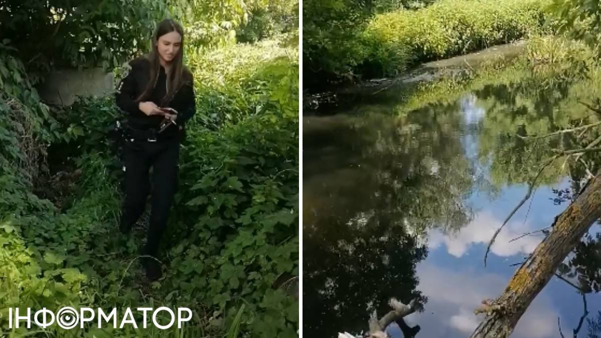 Поліція Київщини розслідує забруднення річки Бучанки каналізаційними стоками