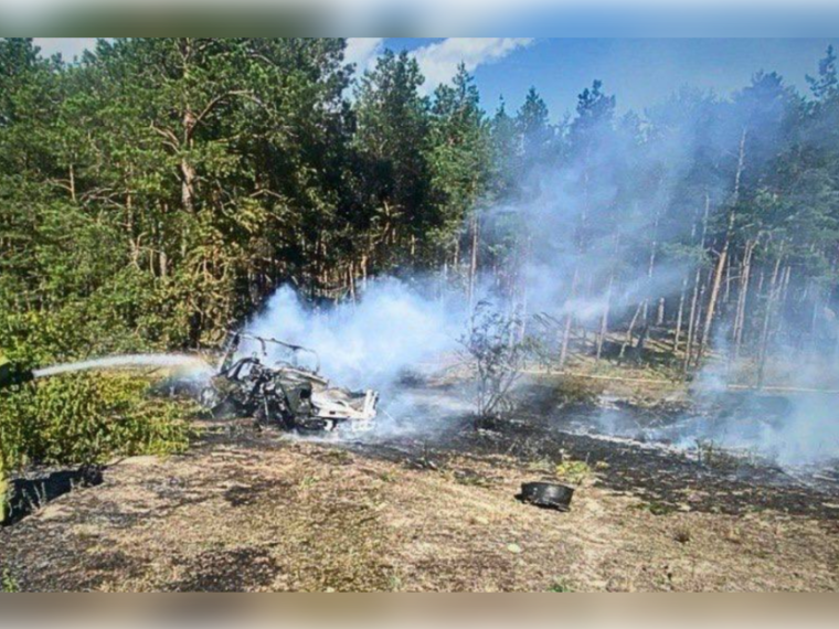 Наслідки атаки дронів на Київщині 20 червня: пожежі та постраждалий