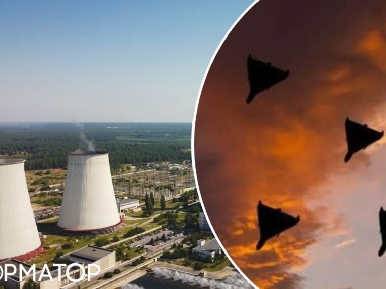 Уламки дрона спричинили пожежу на Київській ТЕЦ-6 на Троєщині