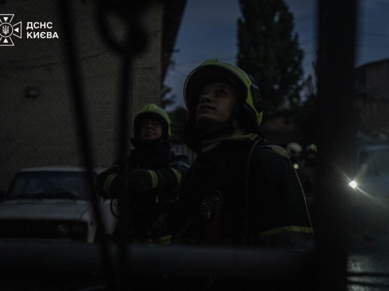 У Києві дрон влучив у будівлю дитсадка в Оболонському районі