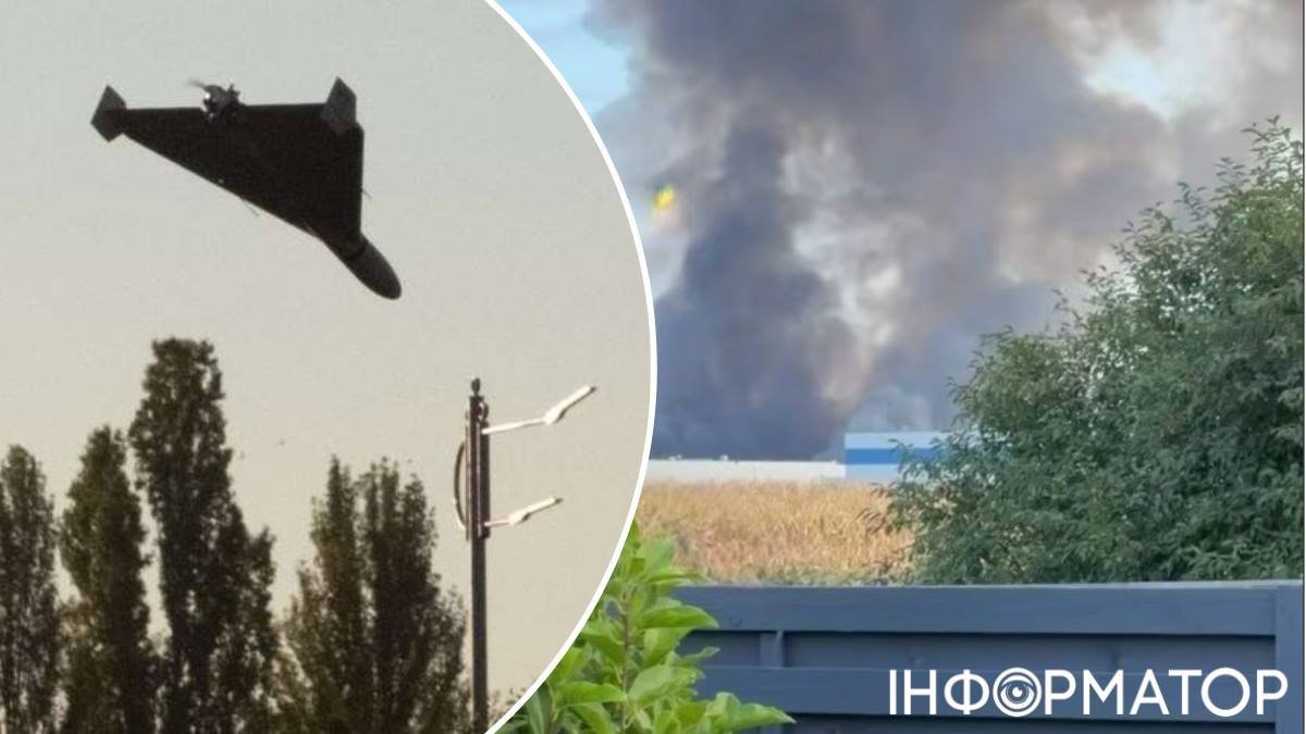 Склади під Борисполем атакували дрони: велика пожежа та уточнення щодо постраждалих