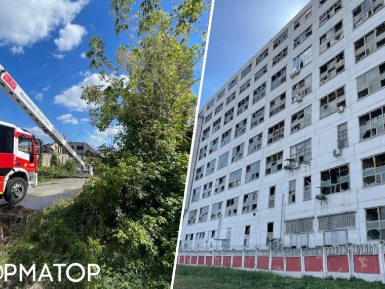 Ракетний удар по Подолу: пошкоджені завод “Київхліб”, метро і медцентр
