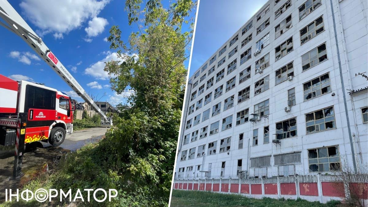Ракетний удар по Подолу: пошкоджені завод “Київхліб”, метро і медцентр