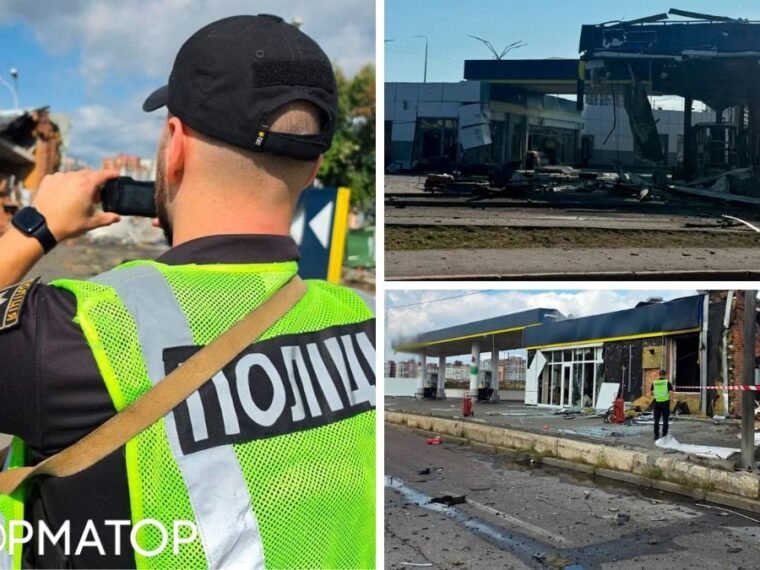 У Києві двоє загиблих та восьмеро поранених внаслідок атаки на АЗС