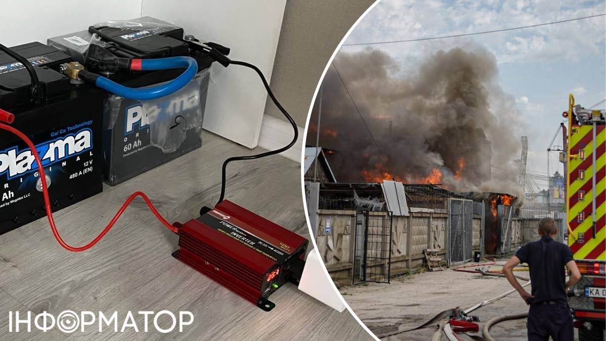 Дефіцит інверторів та акумуляторів у Києві: ціни зростають, запаси знищені ракетними ударами