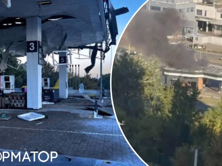 Шестеро постраждалих після ранкової атаки дронів на АЗС Києва