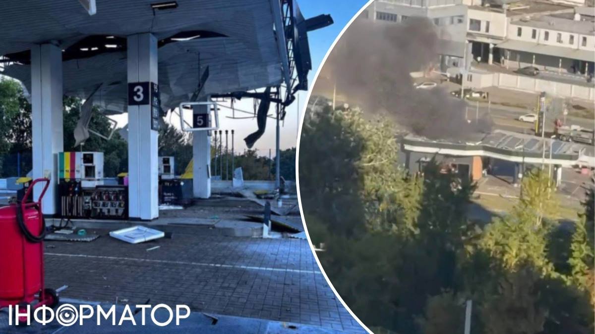 Шестеро постраждалих після ранкової атаки дронів на АЗС Києва