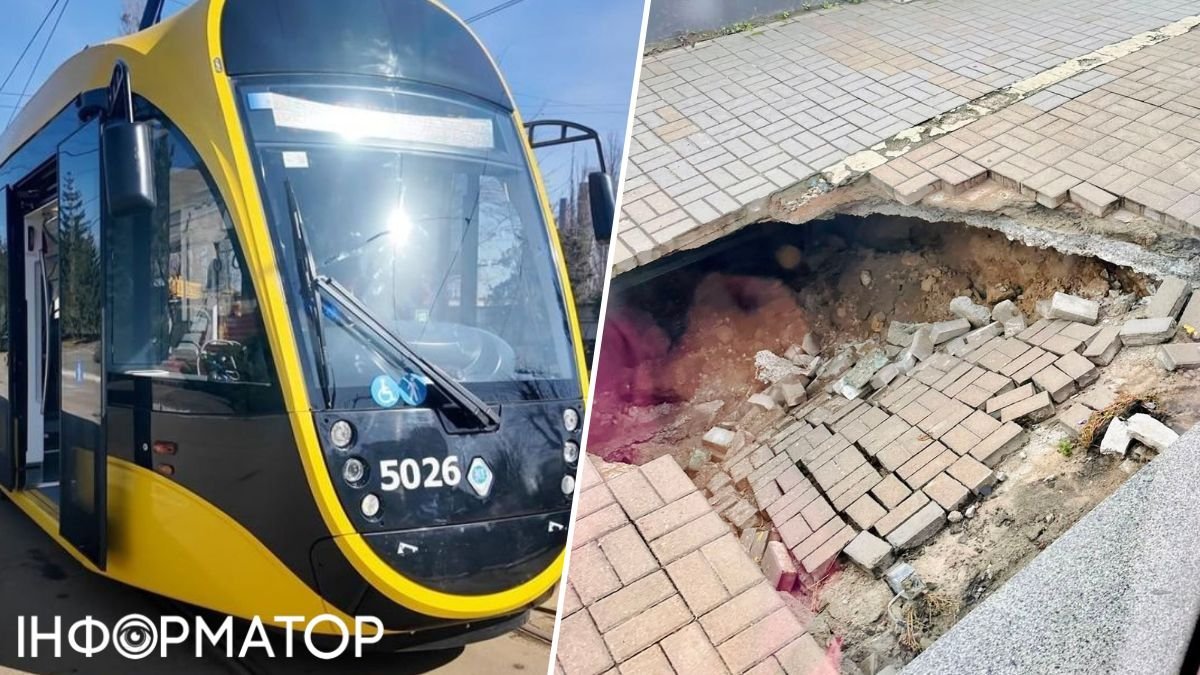Провалля на станції “Івана Дзюби” не ремонтують понад тиждень: комунальники бездіють