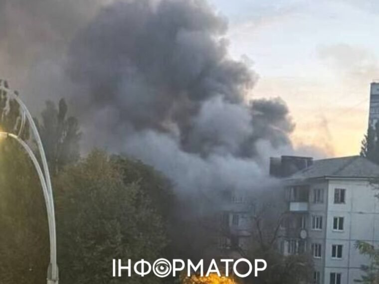 Атака дронів на Київ: пожежа в Солом’янському районі, 20 людей евакуйовано