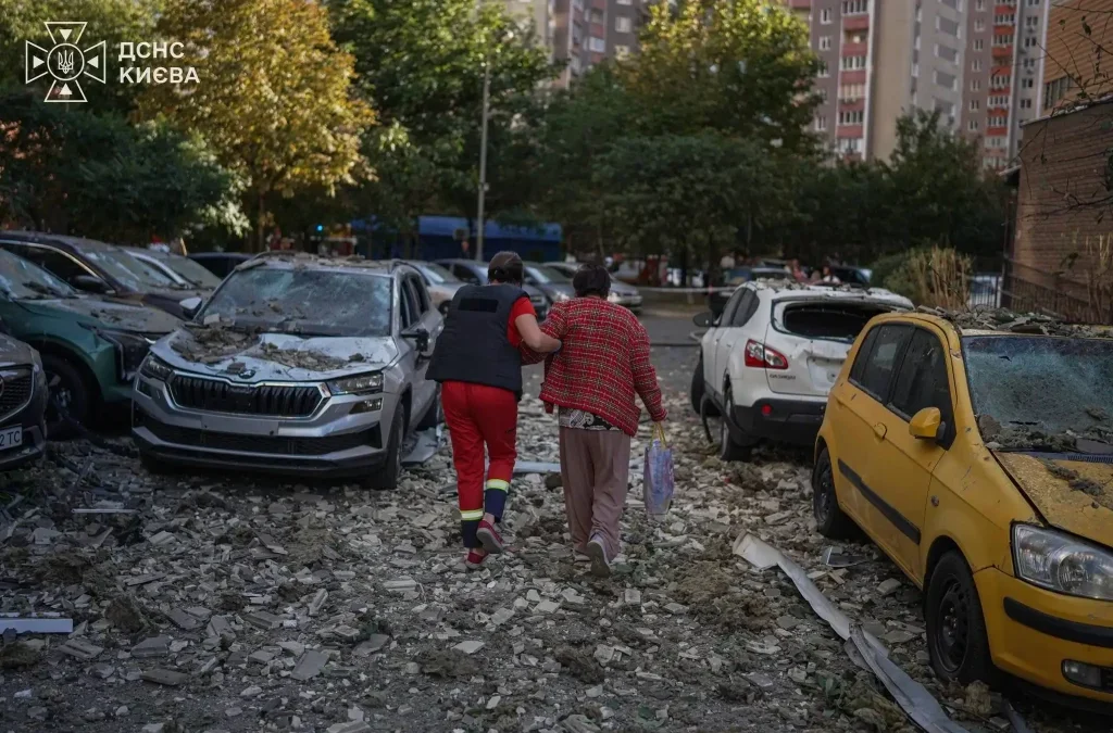 Наслідки денної атаки БпЛА 9 вересня: 9 постраждалих у Києві та пошкодження на Київщині