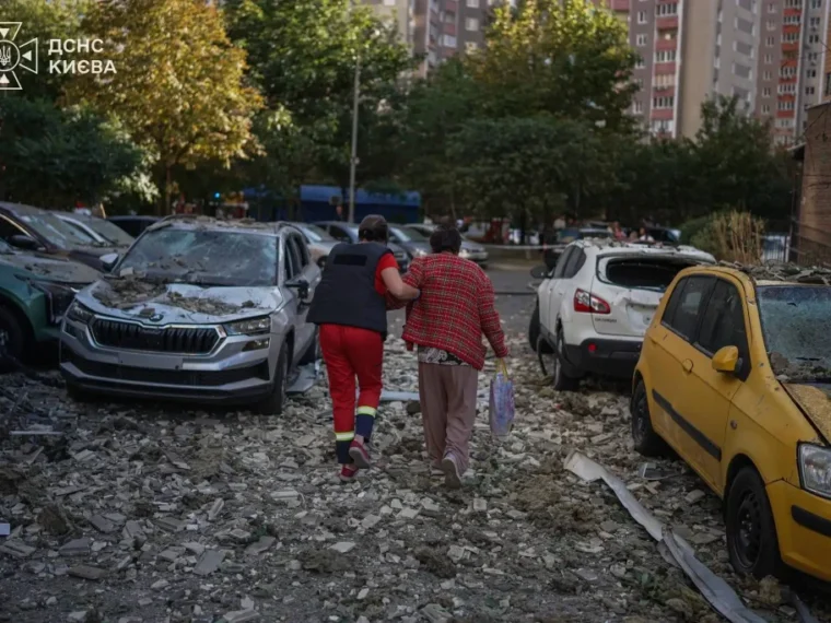 Наслідки денної атаки БпЛА 9 вересня: 9 постраждалих у Києві та пошкодження на Київщині