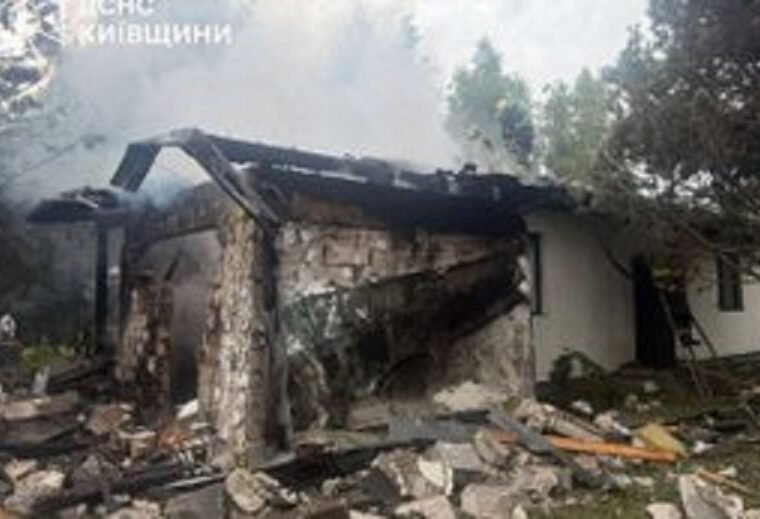 Двоє загиблих та троє поранених на Київщині після російської атаки 8 серпня