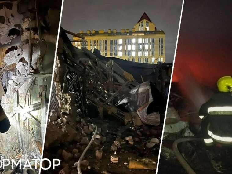 РФ атакувала Київ балістикою: є загиблий, пошкоджено склади та ЖК