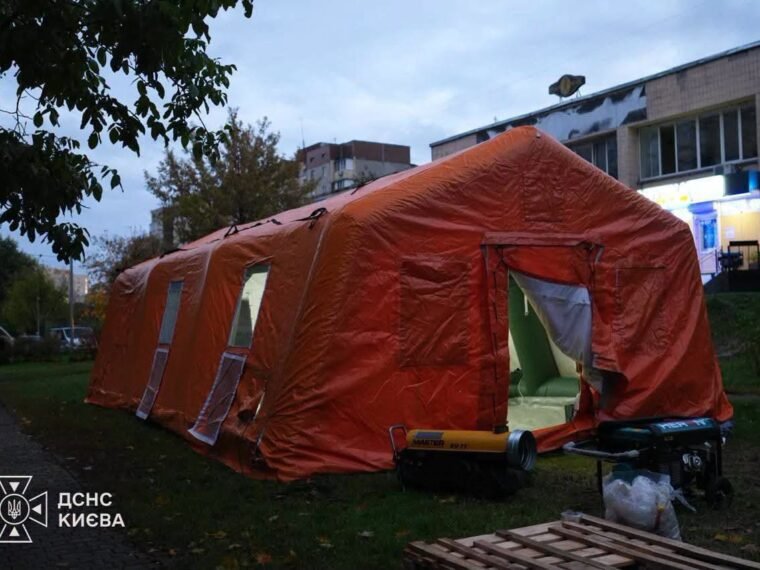 Голосіївський район: мобільні пункти незламності вже працюють