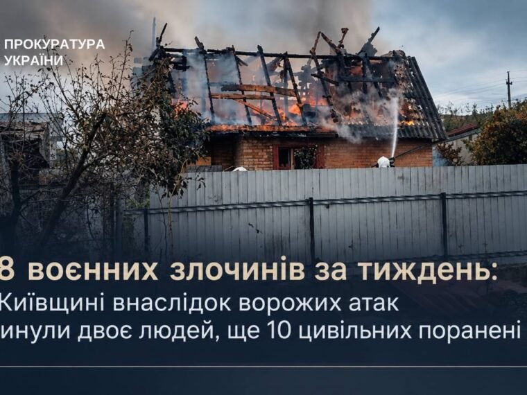 Київщина: російські атаки зруйнували об’єкти та призвели до жертв